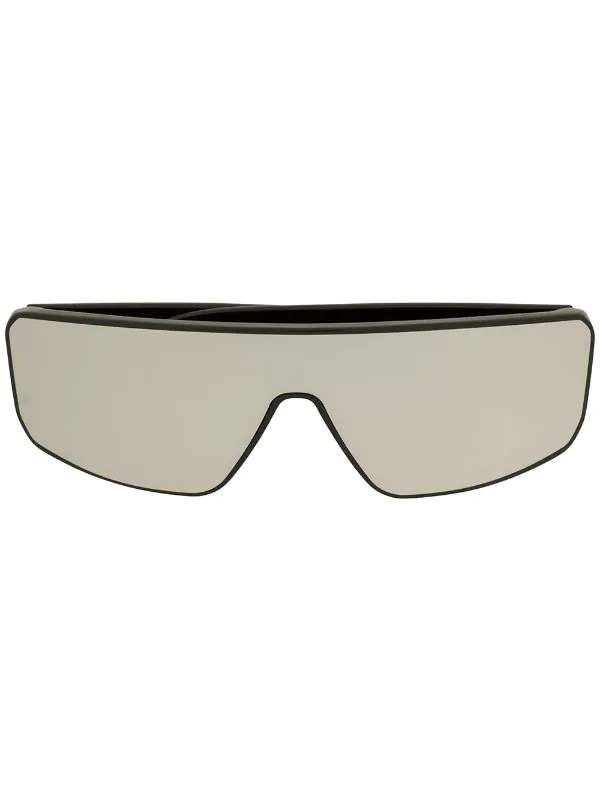 Rick Owens Lunettes De Soleil à Effet Miroir Homme 3 Rick Owens Lunettes De Soleil à Effet Miroir Homme