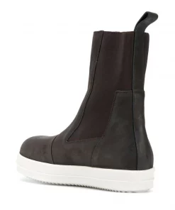 ( Nouvelle Collection ) Rick Owens Bottes à Semelle épaisse 781 DARKDUST/WHITE -Rick Owens Soldes 15850504 29298833 600
