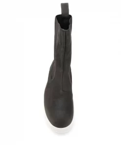 ( Nouvelle Collection ) Rick Owens Bottes à Semelle épaisse 781 DARKDUST/WHITE -Rick Owens Soldes 15850504 29298834 600