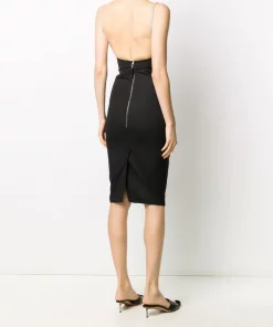 Rick Owens Robe Courte à Empiècements Contrastants 09 BLACK 12 Rick Owens Robe Courte à Empiècements Contrastants 09 BLACK -Rick Owens Soldes 15922009 29565006 600