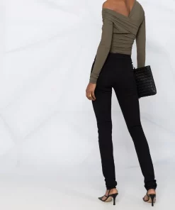Rick Owens Pantalon Skinny à Taille élastiquée Femme -Rick Owens Soldes 16147339 30533140 600
