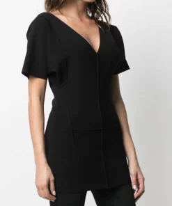 Rick Owens Débardeur Long à Col V Femme -Rick Owens Soldes 16147341 30487345 600