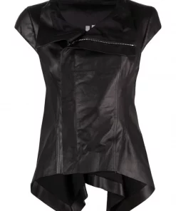 Rick Owens Haut Tec Naska En Cuir 09 BLACK