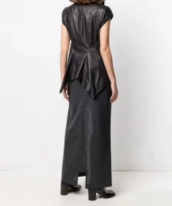 Rick Owens Haut Tec Naska En Cuir 09 BLACK -Rick Owens Soldes 16196740 32330869 600