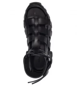Rick Owens 99 BLACK/BLACK Sandales Hiking Tractor Femme -Rick Owens Soldes 16196756 33031365 600