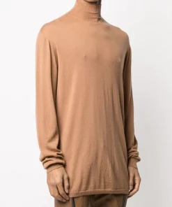 Rick Owens Pull En Maille à Col Roulé 24 HONEY -Rick Owens Soldes 16209727 30786139 600