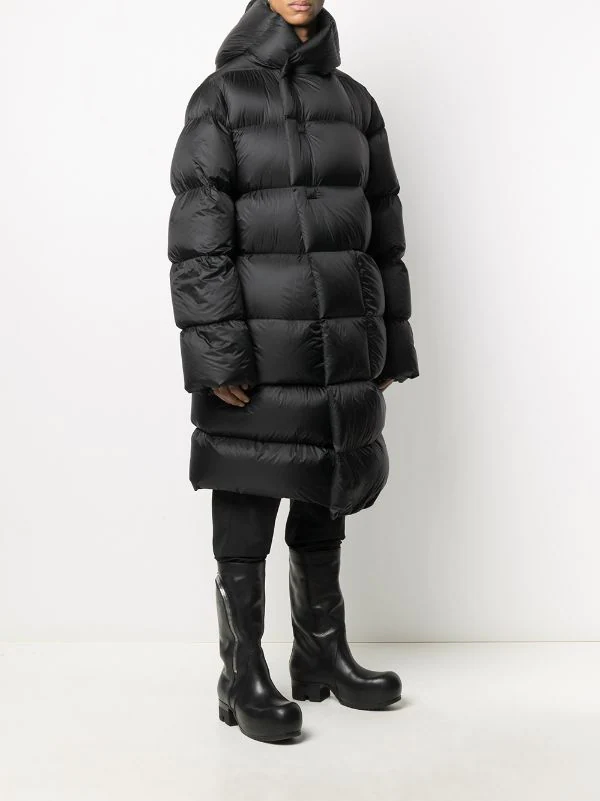 ( Nouvelle Collection ) Rick Owens 09 BLACK Doudoune à Capuche Homme 5 ( Nouvelle Collection ) Rick Owens 09 BLACK Doudoune à Capuche Homme – Image 3