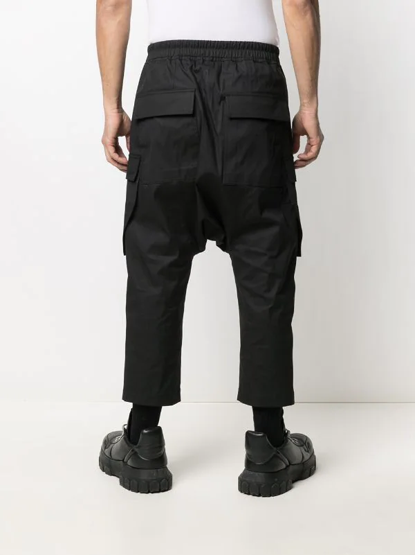 ( Nouvelle Collection ) Rick Owens 09 BLACK Pantalon Cargo à Lien De Resserrage Homme 6 ( Nouvelle Collection ) Rick Owens 09 BLACK Pantalon Cargo à Lien De Resserrage Homme – Image 4
