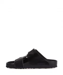 Rick Owens Sandales à Logo Embossé 09 BLACK -Rick Owens Soldes 16284562 33621789 600