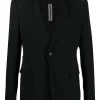 Rick Owens 908 BLACK/ PEARL Blazer à Revers étroit Homme 2 Rick Owens 908 BLACK/ PEARL Blazer à Revers étroit Homme -Rick Owens Soldes 16294686 31454865 600