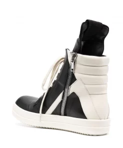 Rick Owens Baskets Montantes Oversize 91111 BLACK/MILK/MILK -Rick Owens Soldes 16294722 31215745 600