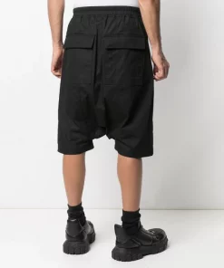 Rick Owens Short Sarouel à Coupe Stretch Homme -Rick Owens Soldes 16298810 31455655 600
