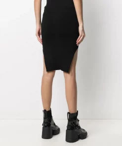 Rick Owens Jupe Crayon à Fente Latérale 09 BLACK 10 Rick Owens Jupe Crayon à Fente Latérale 09 BLACK -Rick Owens Soldes 16300641 31455675 600