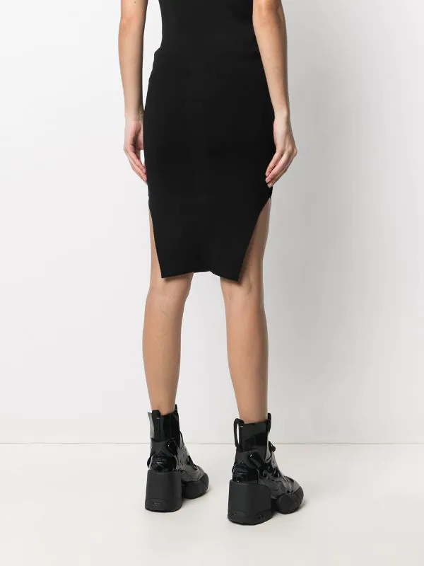 Rick Owens Jupe Crayon à Fente Latérale 09 BLACK 6 Rick Owens Jupe Crayon à Fente Latérale 09 BLACK – Image 4