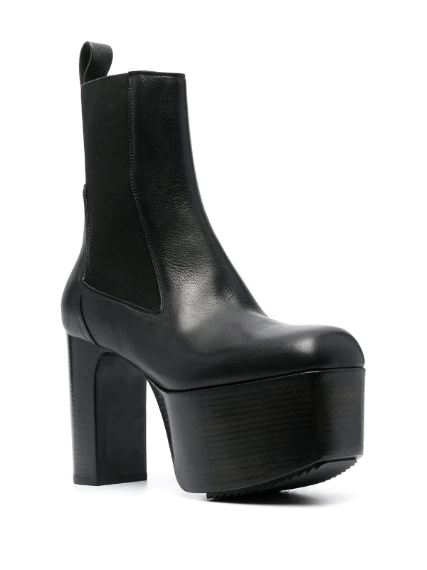 Rick Owens Bottines à Semelle à Plateforme Homme 4 Rick Owens Bottines à Semelle à Plateforme Homme – Image 2