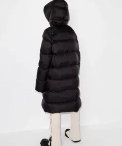 Rick Owens 09 BLACK Manteau à Design Matelassé Femme -Rick Owens Soldes 16308515 34555468 600