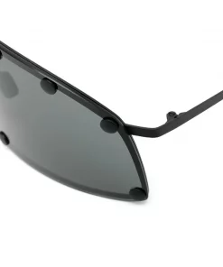 ( Nouvelle Collection ) Rick Owens Lunettes De Soleil à Monture Oversize Homme -Rick Owens Soldes 16318745 31268447 600