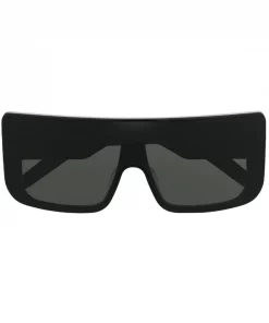 Rick Owens Lunettes De Soleil à Monture Carrée Oversize Homme