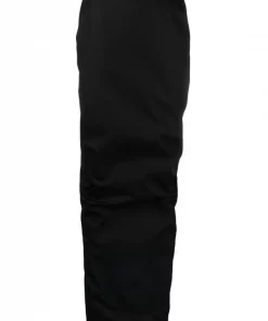 Rick Owens Jupe Longue Ă Taille Haute 09 BLACK