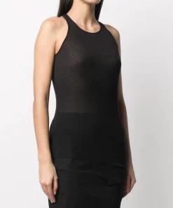 Rick Owens 09 BLACK Débardeur Phlegethon Femme -Rick Owens Soldes 16318754 31268475 600