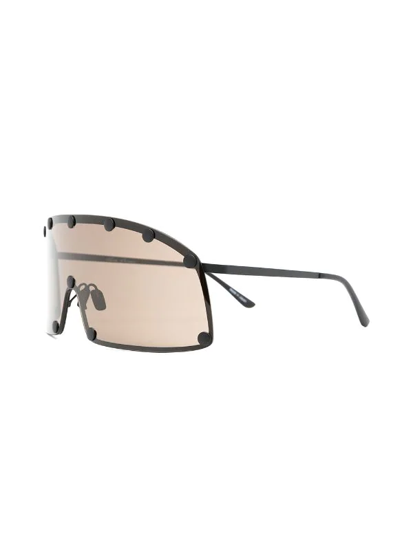 Rick Owens Lunettes De Soleil à Monture Oversize Femme 4 Rick Owens Lunettes De Soleil à Monture Oversize Femme – Image 2