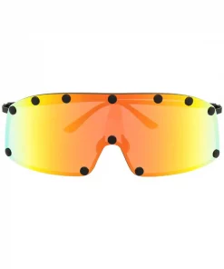 Rick Owens 091000 BLACK Lunettes De Soleil à Verres Teintés Homme