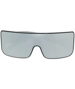 ( Nouvelle Collection ) Rick Owens 0918 BLACK Lunettes De Soleil Ă Monture Oversize Femme