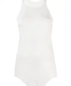 Rick Owens Débardeur à Ourlet Incurvé Femme