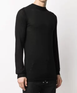 Rick Owens Pull Level Lupetto 09 BLACK -Rick Owens Soldes 16327324 31831689 600