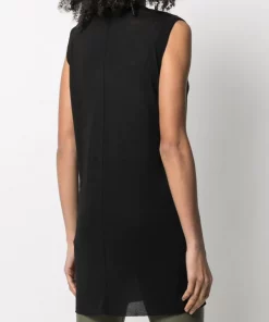 Rick Owens Débardeur à Coupe Mi-longue 09 BLACK -Rick Owens Soldes 16329895 31381273 600