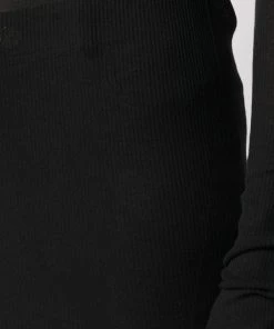 Rick Owens T-shirt Nervuré à Manches Longues Femme -Rick Owens Soldes 16329927 31382117 600