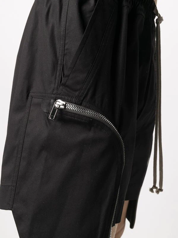 Rick Owens 09 BLACK Short à Détails D’œillets Homme 7 Rick Owens 09 BLACK Short à Détails D’œillets Homme – Image 5