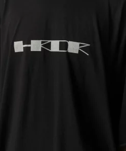 ( Positively Conscious ) Rick Owens 0961 BLACK/OYSTER T-shirt Tommy à Col Rond Homme -Rick Owens Soldes 16397573 31693029 600