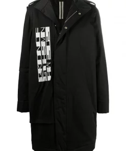 ( Nouvelle Collection ) Rick Owens Doudoune Army 0961 BLACK/OYSTER