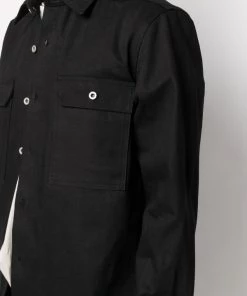 Rick Owens Surchemise En Jean Oversize 09 BLACK -Rick Owens Soldes 16397580 31690886 600