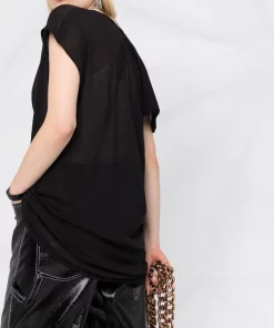 ( Positively Conscious ) Rick Owens T-shirt Phlegethon Dyan 09 BLACK -Rick Owens Soldes 16400326 31629863 600