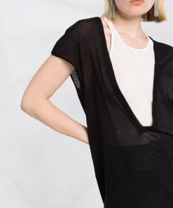 ( Positively Conscious ) Rick Owens T-shirt Phlegethon Dyan 09 BLACK -Rick Owens Soldes 16400326 31629865 600