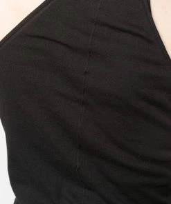 ( Nouvelle Collection ) Rick Owens T-shirt à Design à Une épaule 09BLACK -Rick Owens Soldes 16415680 32082478 600