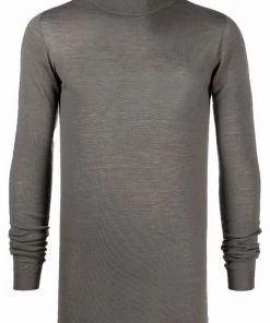 Rick Owens Pull à Encolure Ras-de-cou 34 DUST