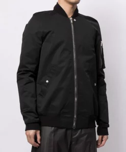 Rick Owens Veste Bomber à Fermeture Zippée 09 BLACK -Rick Owens Soldes 16497371 32447679 600