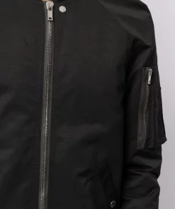 Rick Owens Veste Bomber à Fermeture Zippée 09 BLACK -Rick Owens Soldes 16497371 32448404 600