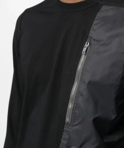 Rick Owens 09 BLACK Haut à Manches Longues Homme -Rick Owens Soldes 16511400 32108293 600