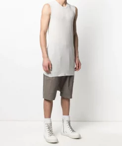 Rick Owens 61 OYSTER Débardeur à Coupe Longue Homme -Rick Owens Soldes 16520338 32180904 600