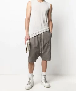 Rick Owens 61 OYSTER Débardeur à Coupe Longue Homme -Rick Owens Soldes 16520338 32180908 600