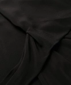 Rick Owens 09 BLACK Robe Drapée à Dos-nu Femme -Rick Owens Soldes 16524488 32189783 600