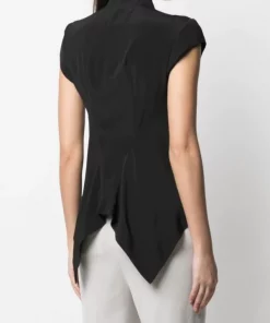 Rick Owens T-shirt à Col Montant 09 BLACK -Rick Owens Soldes 16552413 32357238 600