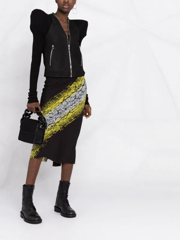 Rick Owens Veste à épaules Matelassées 09 BLACK 4 Rick Owens Veste à épaules Matelassées 09 BLACK – Image 2