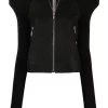 Rick Owens Veste à épaules Matelassées 09 BLACK -Rick Owens Soldes 16553574 32409647 600