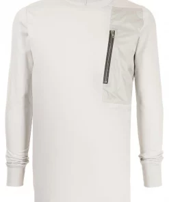 Rick Owens 61 Haut à Empiècements Contrastants Homme