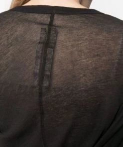 Rick Owens T-shirt à Fronces 09 NERO -Rick Owens Soldes 16560712 32427074 600
